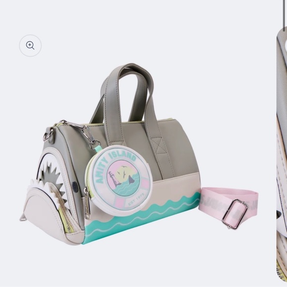 Loungefly Handbags - Loungefly Jaws Glow Crossbody Bag with Coin Bag